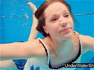 jaw-dropping and super-steamy teenager Avenna in the pool