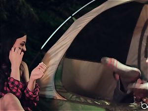 teenage superslut luvs camping and outdoor fucking