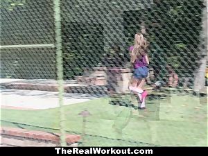 TheRealWorkout Kimber Lee pummeled By Her Soccer Coach