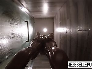 Jezebelle Bond sizzling super-hot bathroom